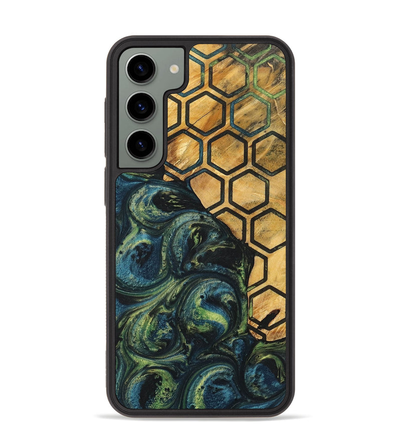 Galaxy S23 Plus Wood+Resin Phone Case - Jane (Pattern, 700284)