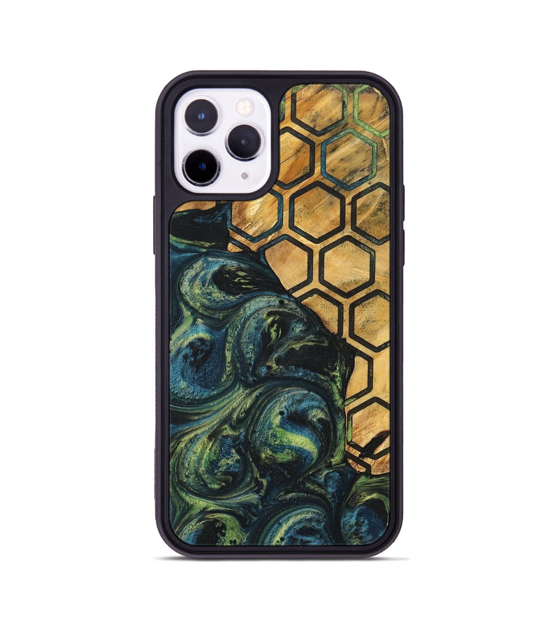 iPhone 11 Pro Wood+Resin Phone Case - Jane (Pattern, 700284)