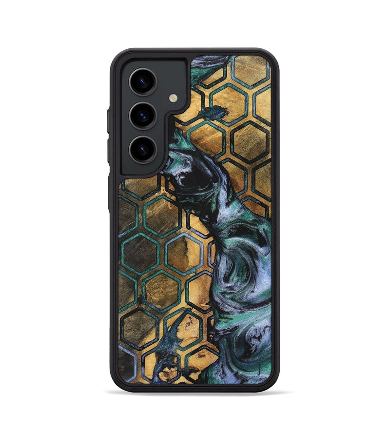 Galaxy S24 Wood+Resin Phone Case - Savanna (Pattern, 700288)
