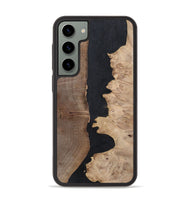 Galaxy S23 Plus Wood+Resin Phone Case - Britney (Pure Black, 700295)