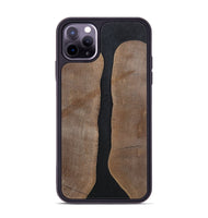 iPhone 11 Pro Max Wood+Resin Phone Case - Averie (Pure Black, 700296)