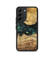 Galaxy S22 Wood+Resin Phone Case - Claire (Green, 700315)
