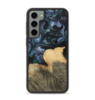 Galaxy S23 Plus Wood+Resin Phone Case - Dale (Blue, 700330)