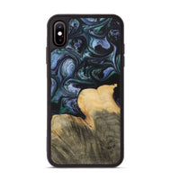 iPhone Xs Max Wood+Resin Phone Case - Dale (Blue, 700330)