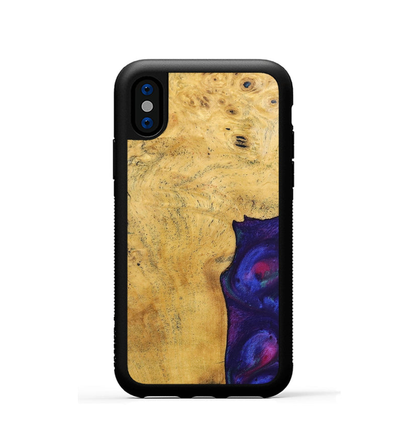 iPhone Xs  Phone Case - Adaline (Wood Burl, 700380)