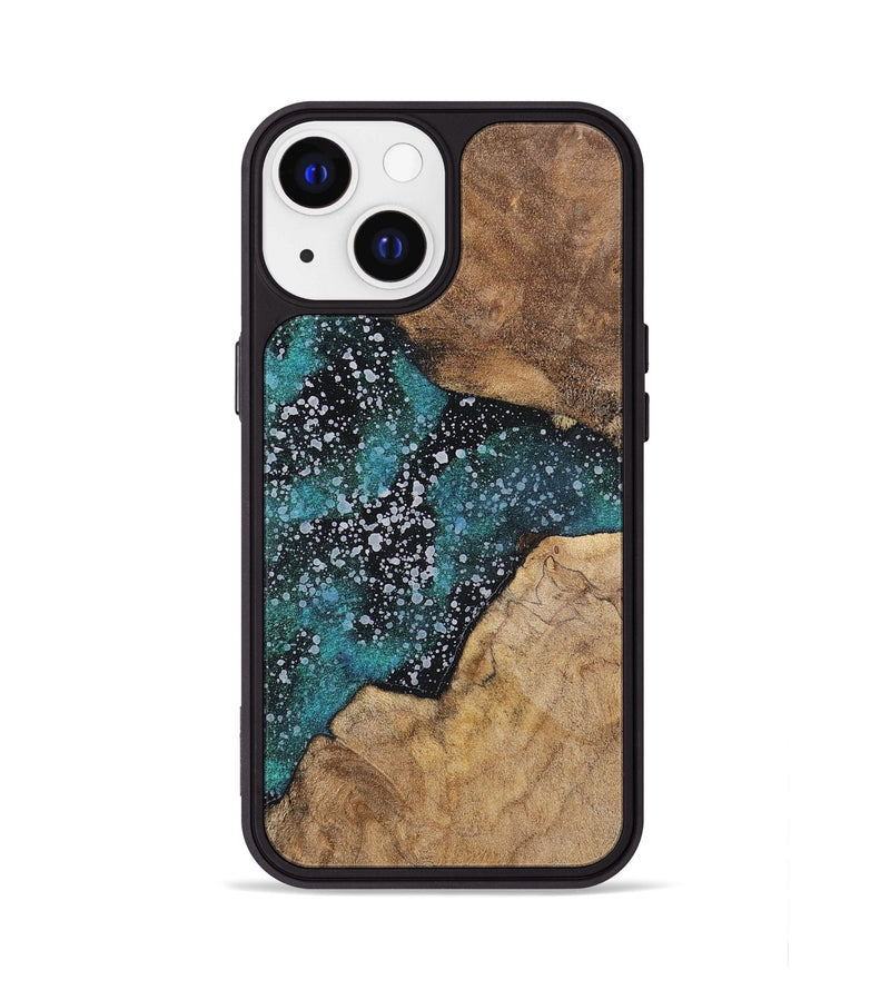 iPhone 13 Wood+Resin Phone Case - Jasmin (Cosmos, 700480)