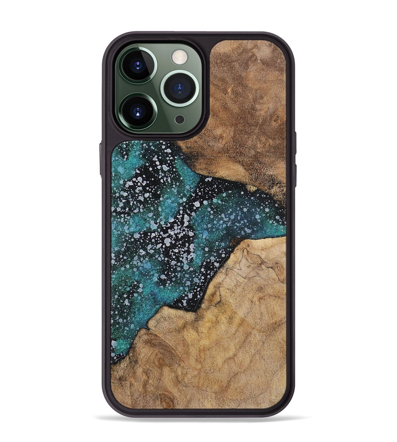 iPhone 13 Pro Max Wood+Resin Phone Case - Jasmin (Cosmos, 700480)