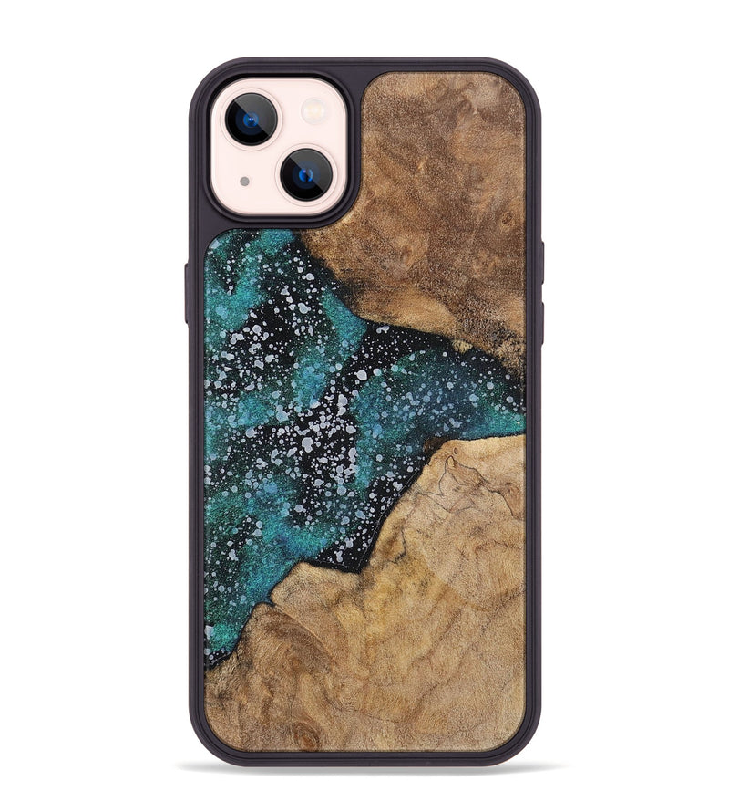 iPhone 14 Plus Wood+Resin Phone Case - Jasmin (Cosmos, 700480)