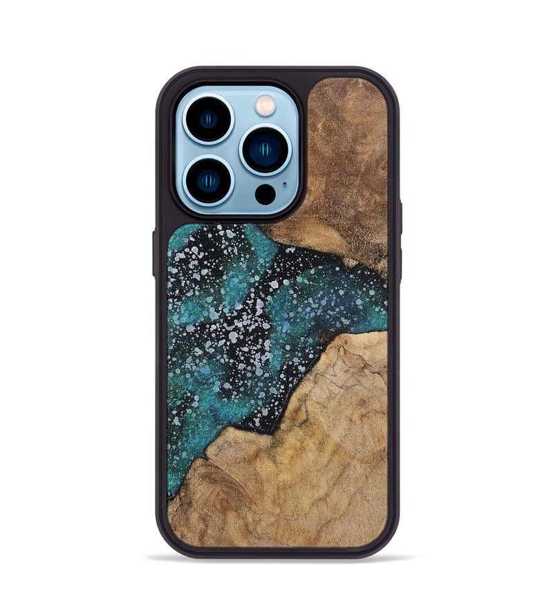 iPhone 14 Pro Wood+Resin Phone Case - Jasmin (Cosmos, 700480)