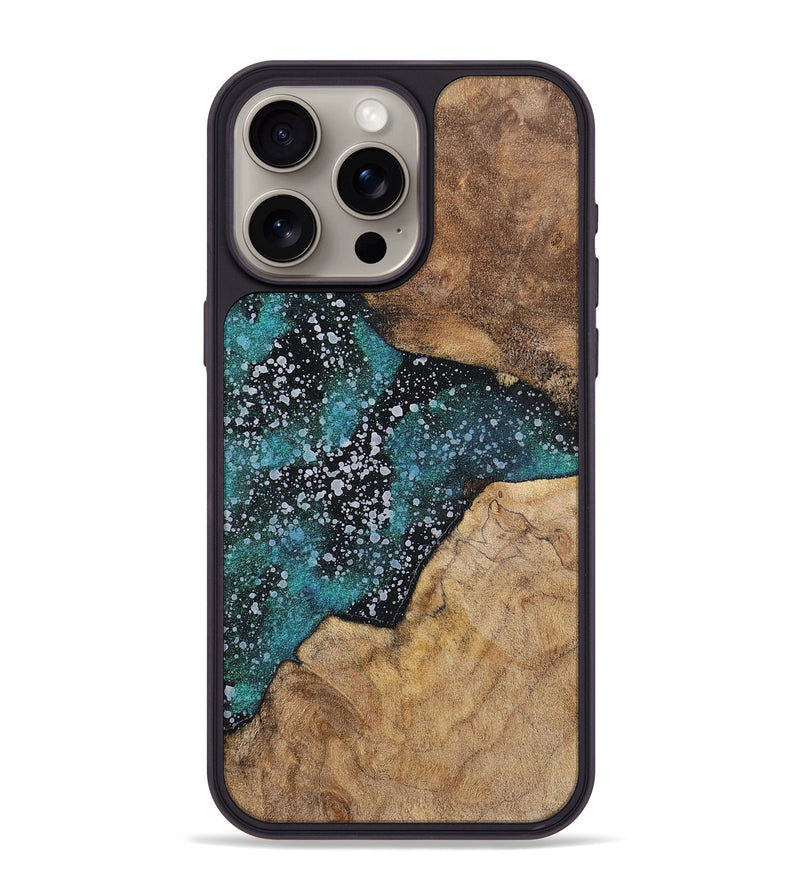 iPhone 15 Pro Max Wood+Resin Phone Case - Jasmin (Cosmos, 700480)