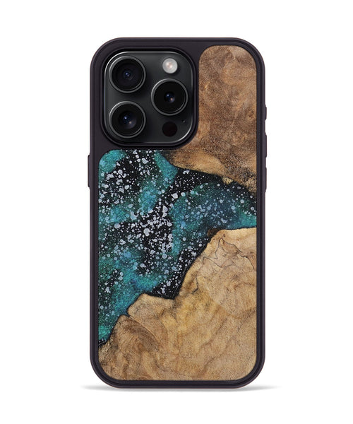 iPhone 15 Pro Wood+Resin Phone Case - Jasmin (Cosmos, 700480)