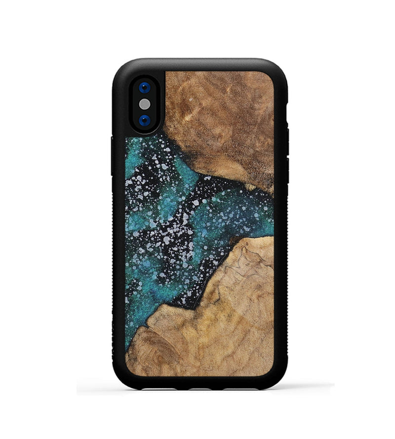 iPhone Xs Wood+Resin Phone Case - Jasmin (Cosmos, 700480)