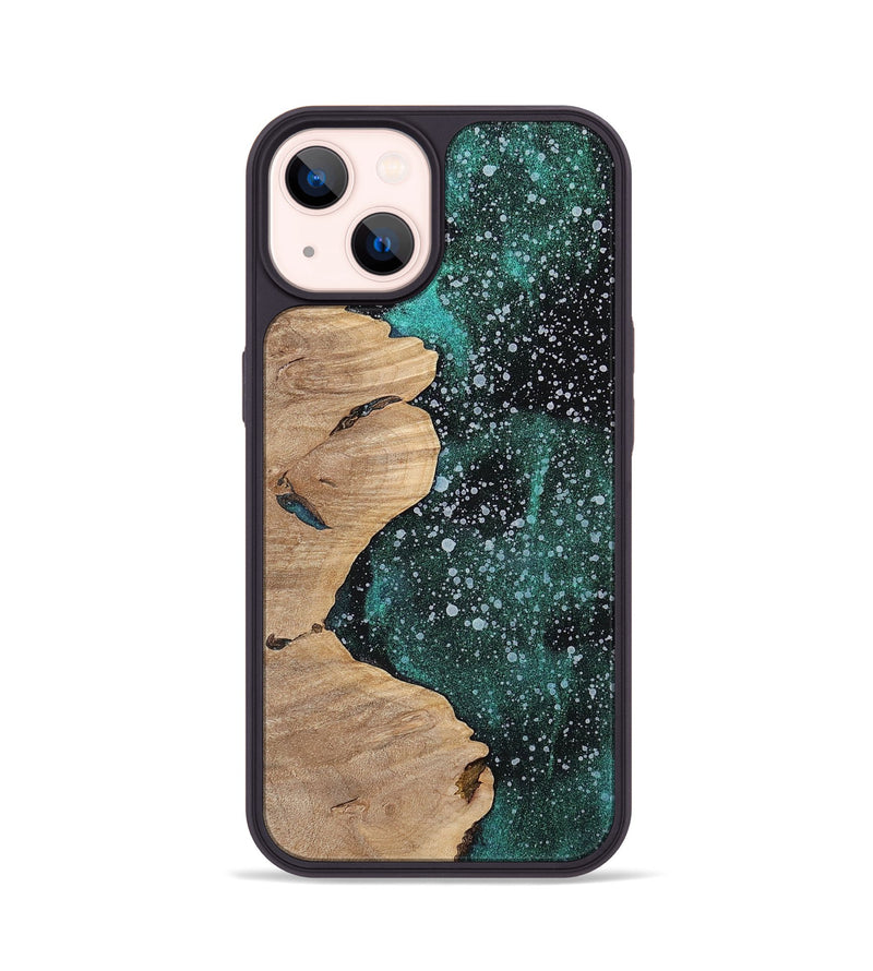 iPhone 14 Wood+Resin Phone Case - Gale (Cosmos, 700481)