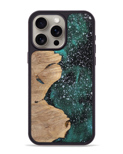 iPhone 15 Pro Max Wood+Resin Phone Case - Gale (Cosmos, 700481)