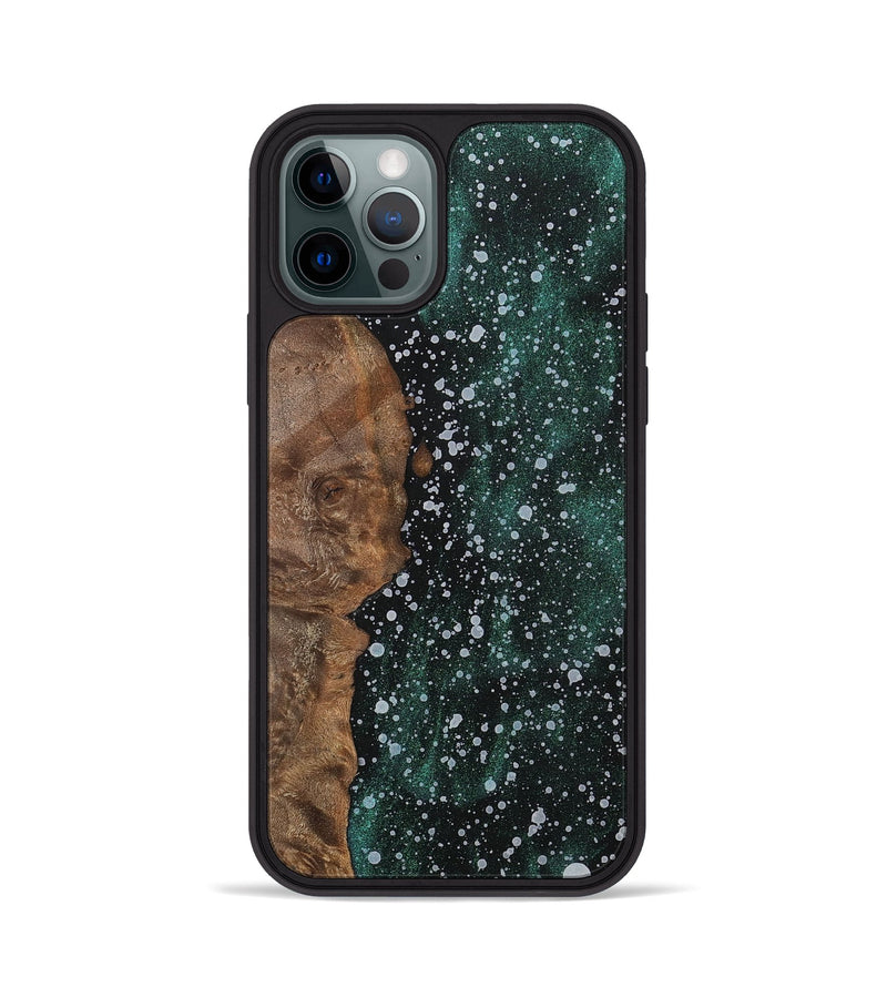 iPhone 12 Pro Wood+Resin Phone Case - Stephen (Cosmos, 700483)