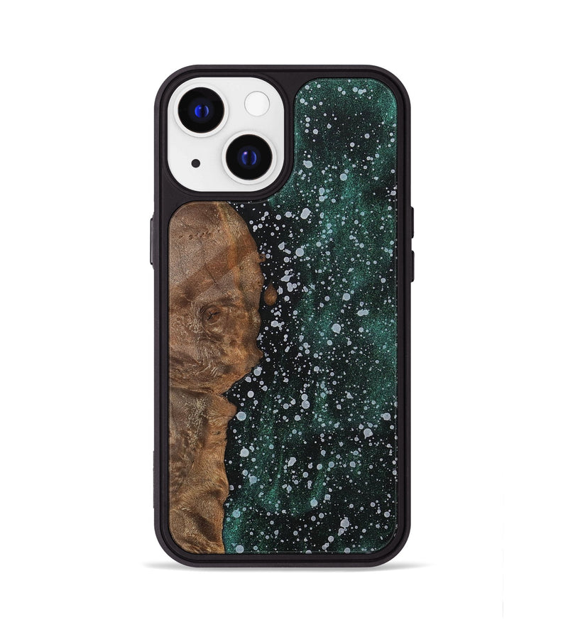iPhone 13 Wood+Resin Phone Case - Stephen (Cosmos, 700483)