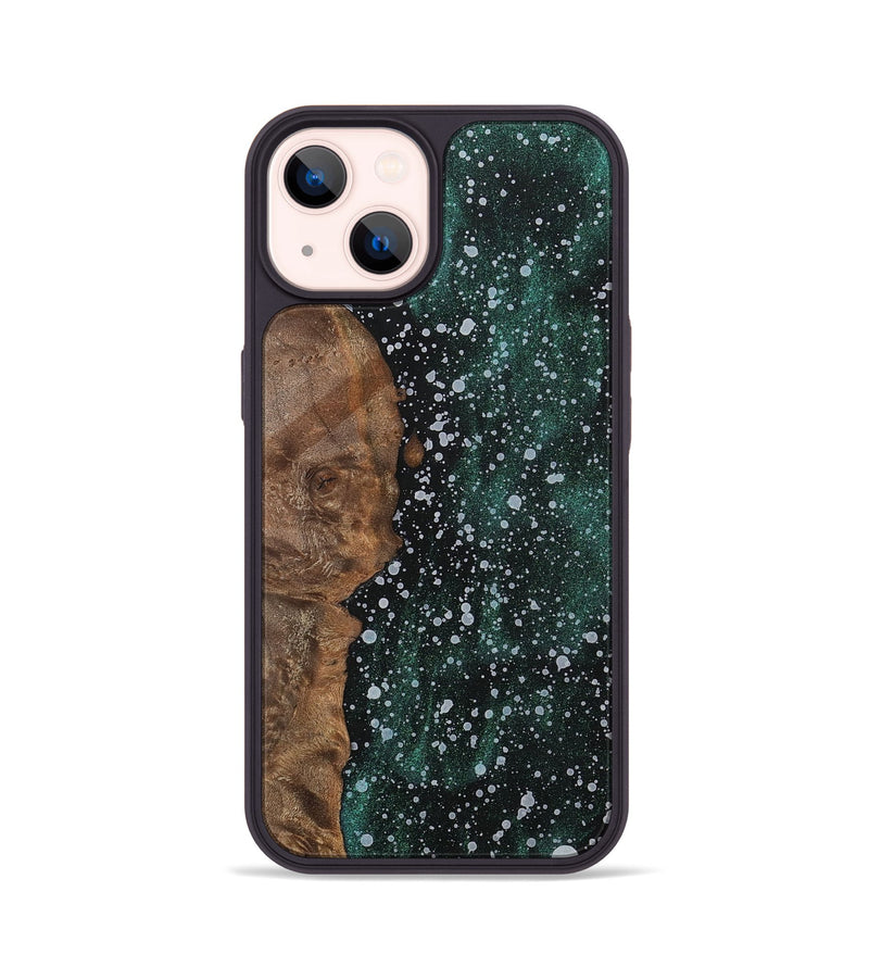 iPhone 14 Wood+Resin Phone Case - Stephen (Cosmos, 700483)