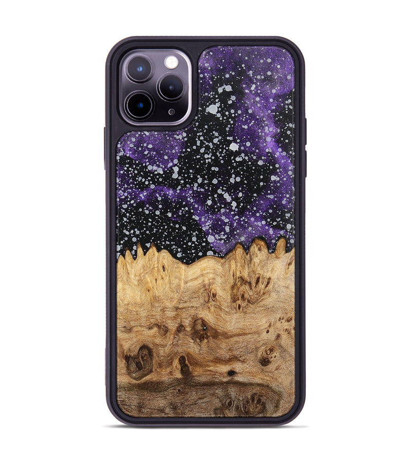 iPhone 11 Pro Max Wood+Resin Phone Case - Edmund (Cosmos, 700490)