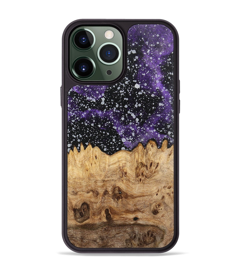 iPhone 13 Pro Max Wood+Resin Phone Case - Edmund (Cosmos, 700490)