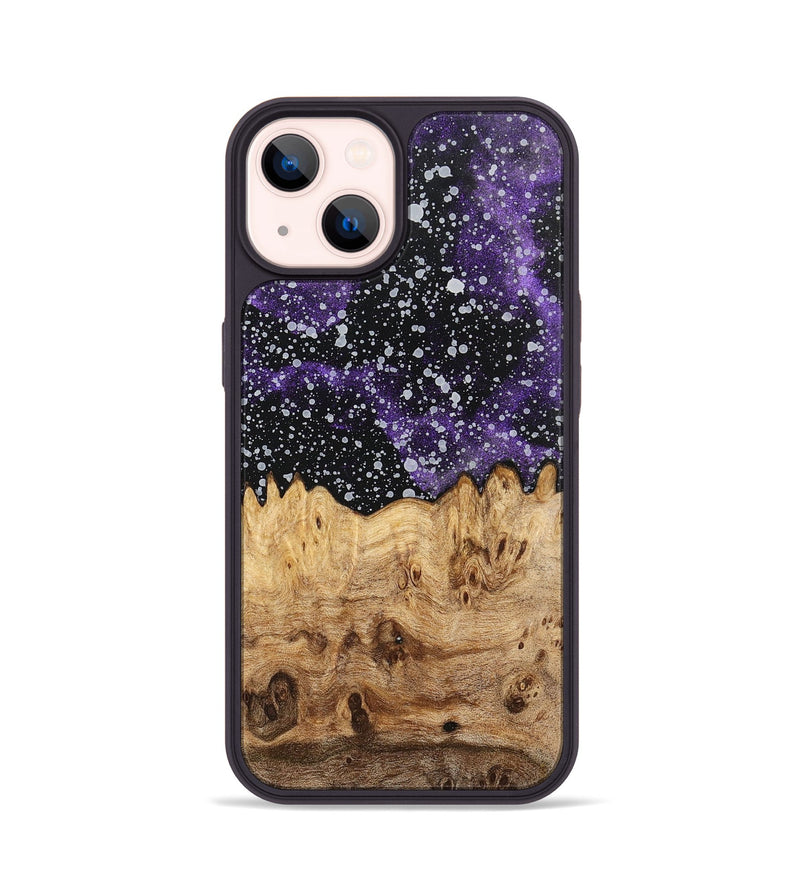 iPhone 14 Wood+Resin Phone Case - Edmund (Cosmos, 700490)