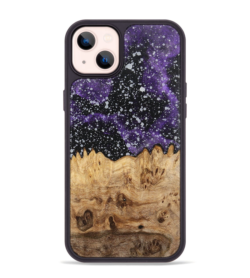 iPhone 14 Plus Wood+Resin Phone Case - Edmund (Cosmos, 700490)