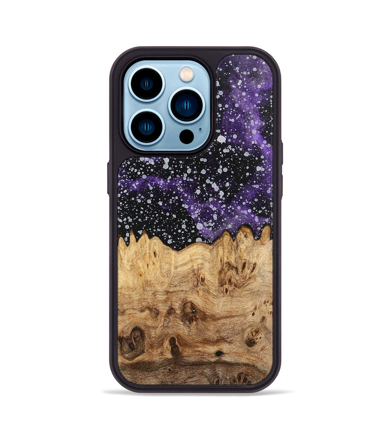 iPhone 14 Pro Wood+Resin Phone Case - Edmund (Cosmos, 700490)
