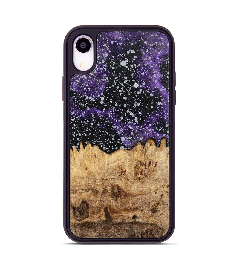 iPhone Xr Wood+Resin Phone Case - Edmund (Cosmos, 700490)