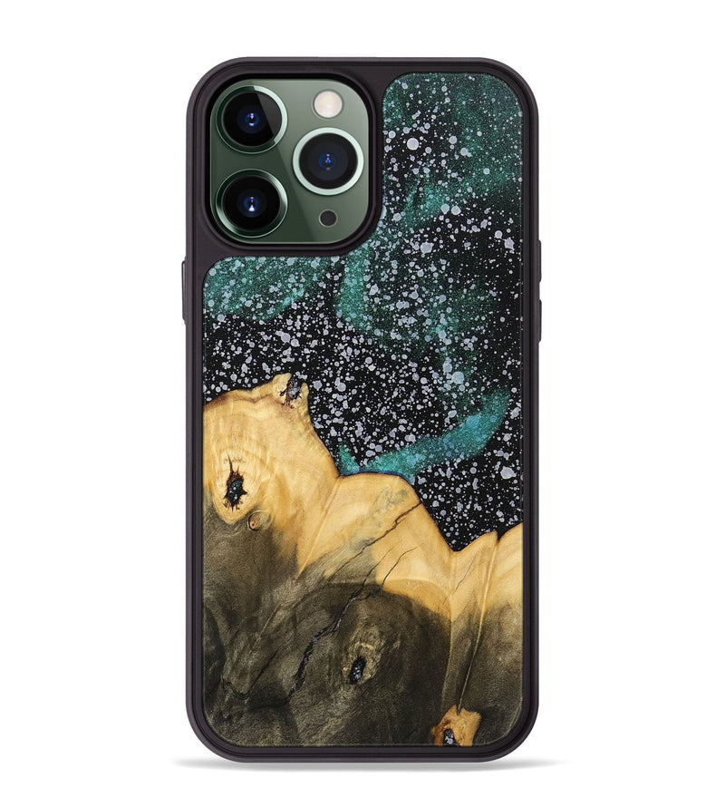 iPhone 13 Pro Max Wood+Resin Phone Case - Alma (Cosmos, 700491)