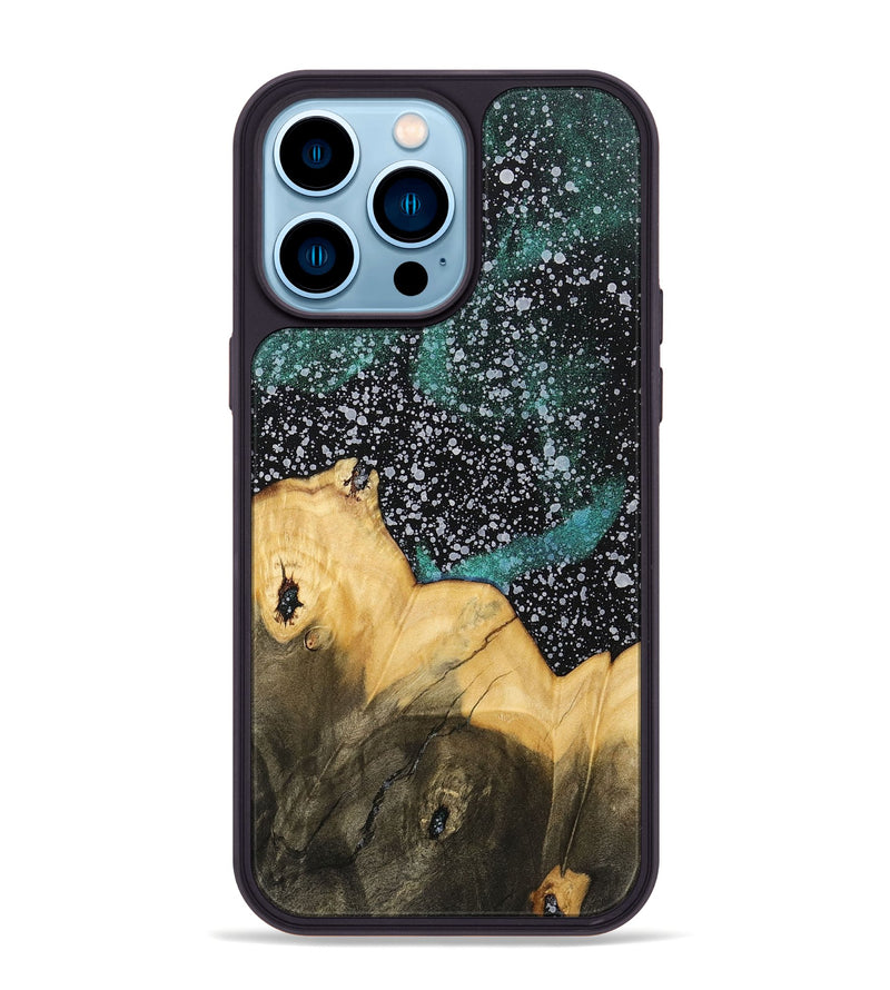 iPhone 14 Pro Max Wood+Resin Phone Case - Alma (Cosmos, 700491)