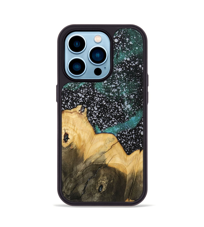 iPhone 14 Pro Wood+Resin Phone Case - Alma (Cosmos, 700491)