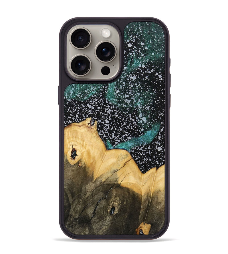 iPhone 15 Pro Max Wood+Resin Phone Case - Alma (Cosmos, 700491)