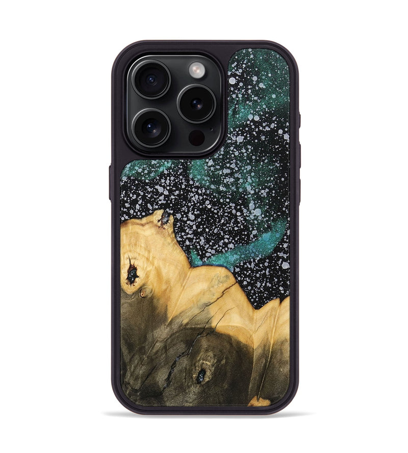 iPhone 15 Pro Wood+Resin Phone Case - Alma (Cosmos, 700491)