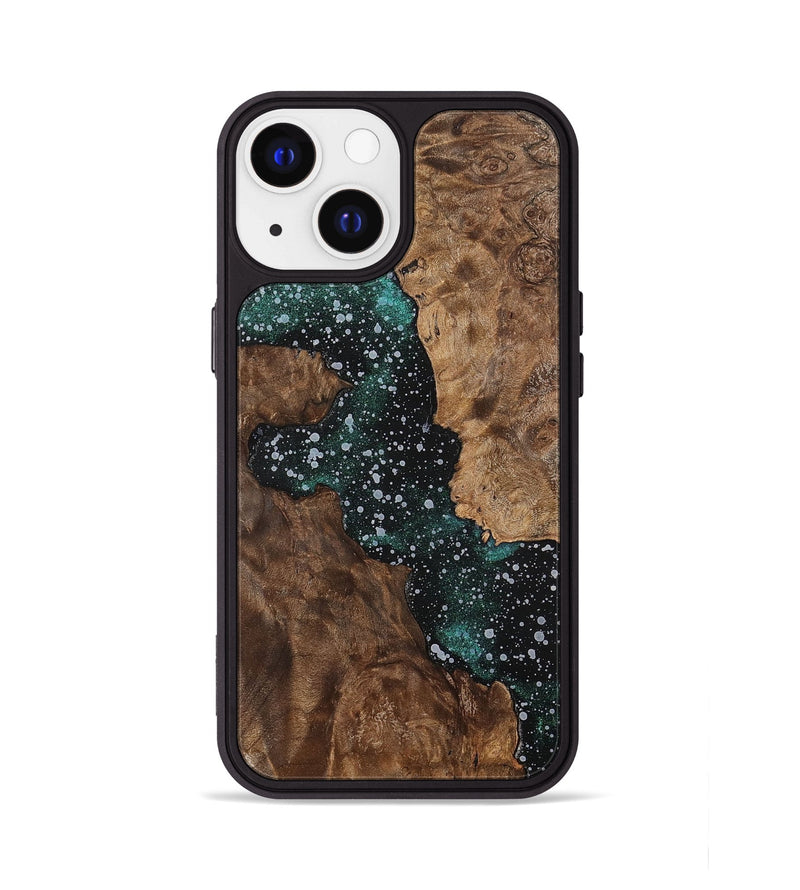 iPhone 13 Wood+Resin Phone Case - Athena (Cosmos, 700493)