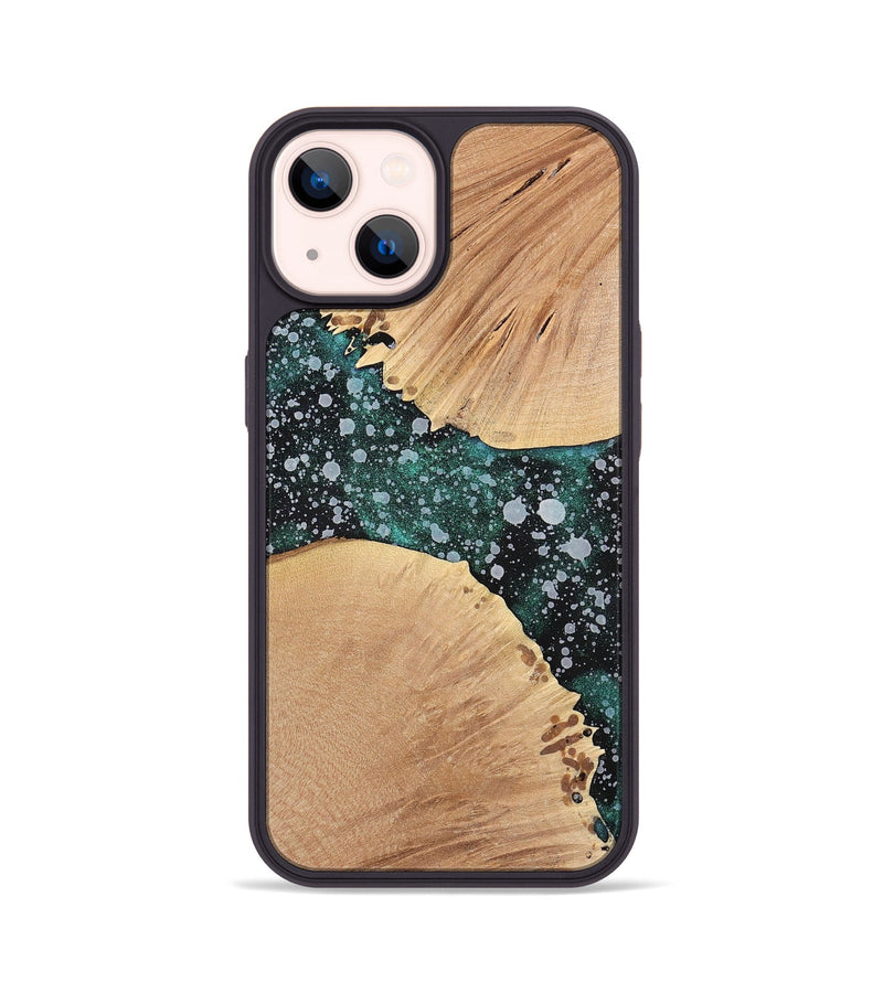 iPhone 14 Wood+Resin Phone Case - Ophelia (Cosmos, 700496)