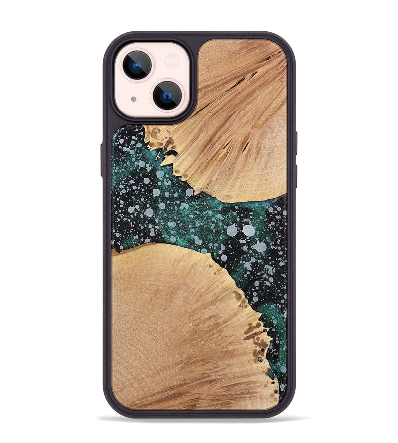 iPhone 14 Plus Wood+Resin Phone Case - Ophelia (Cosmos, 700496)