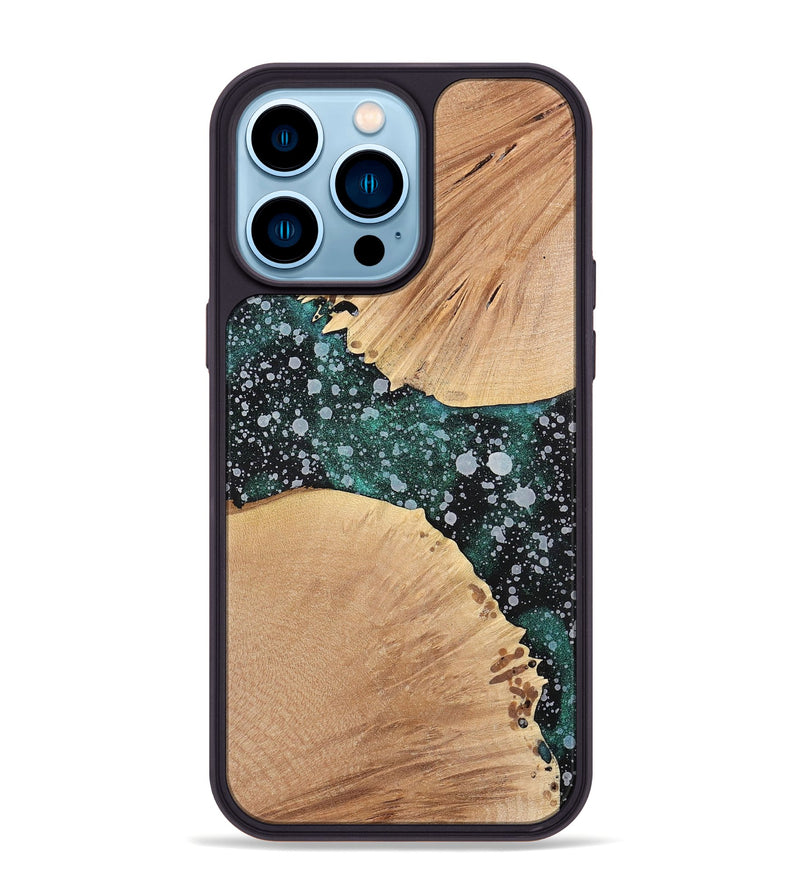 iPhone 14 Pro Max Wood+Resin Phone Case - Ophelia (Cosmos, 700496)