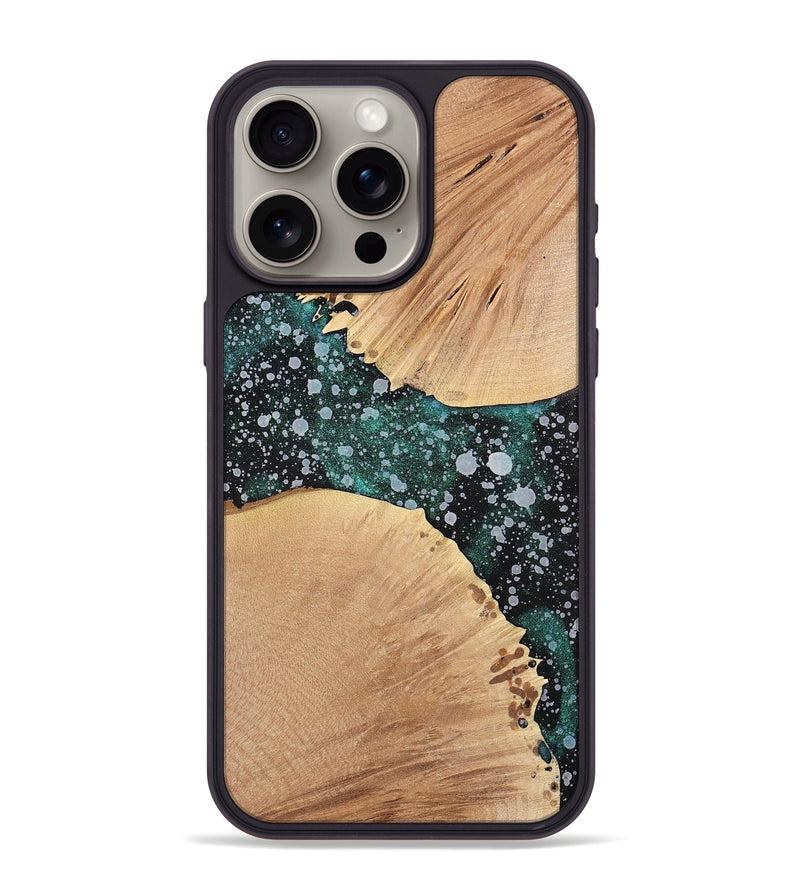 iPhone 15 Pro Max Wood+Resin Phone Case - Ophelia (Cosmos, 700496)
