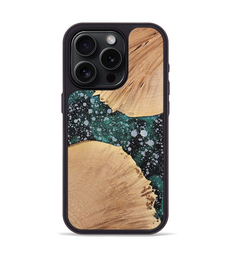 iPhone 15 Pro Wood+Resin Phone Case - Ophelia (Cosmos, 700496)
