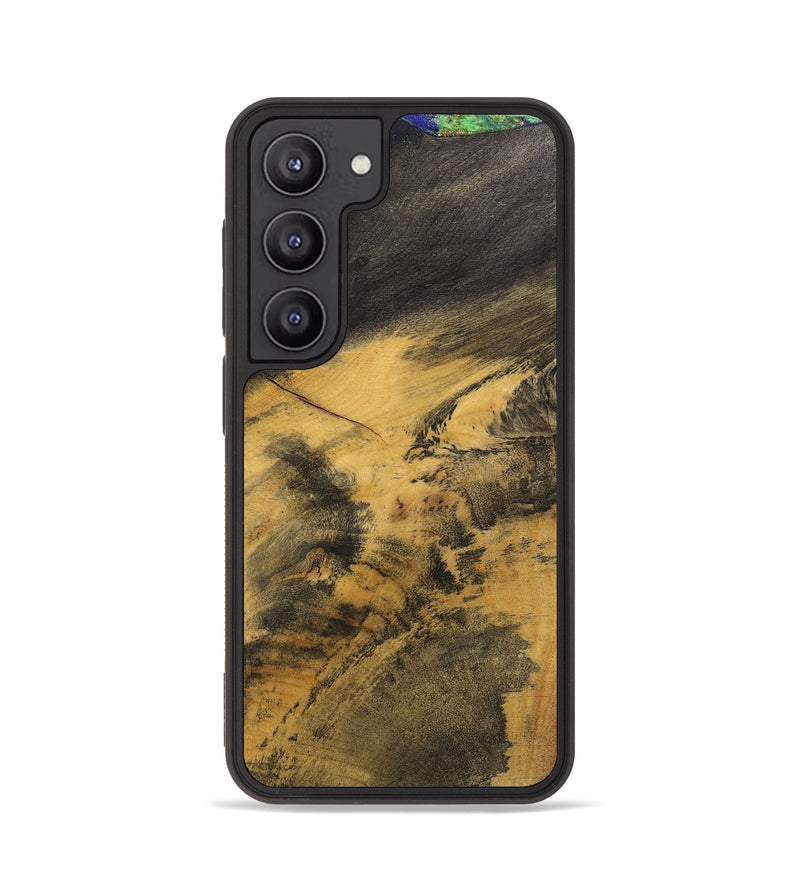 Galaxy S23 Wood+Resin Phone Case - Ernestine (Wood Burl, 700499)