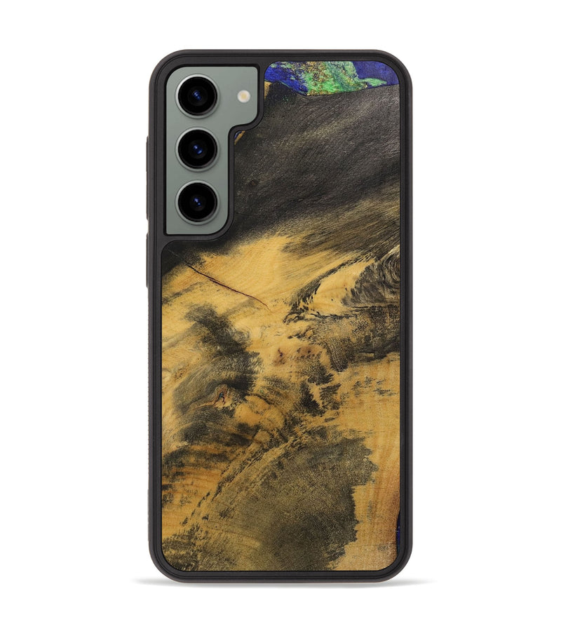 Galaxy S23 Plus Wood+Resin Phone Case - Ernestine (Wood Burl, 700499)