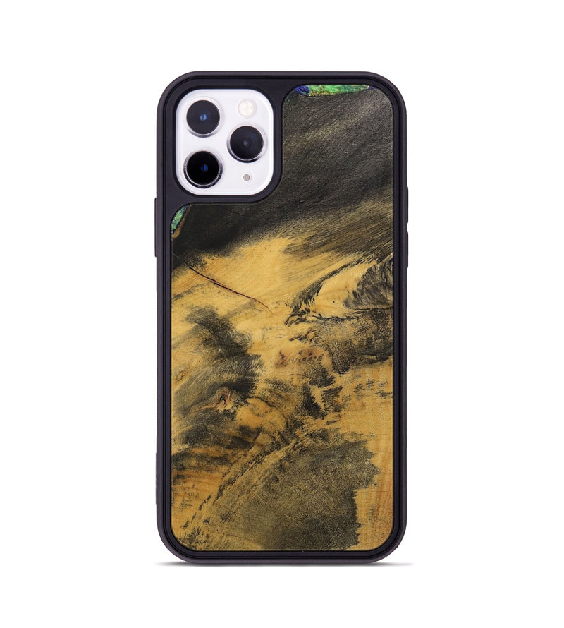 iPhone 11 Pro Wood+Resin Phone Case - Ernestine (Wood Burl, 700499)