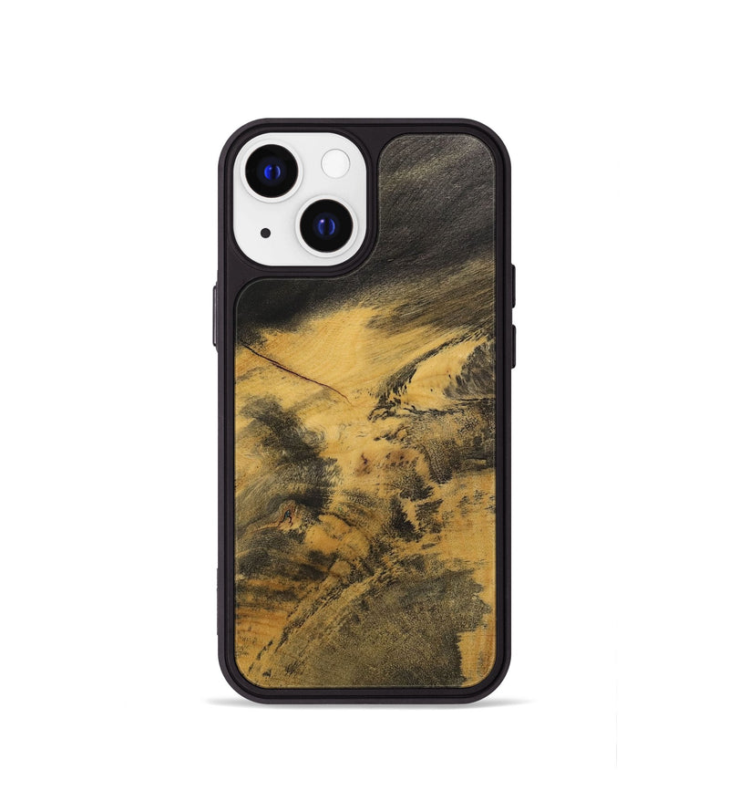 iPhone 13 mini Wood+Resin Phone Case - Ernestine (Wood Burl, 700499)