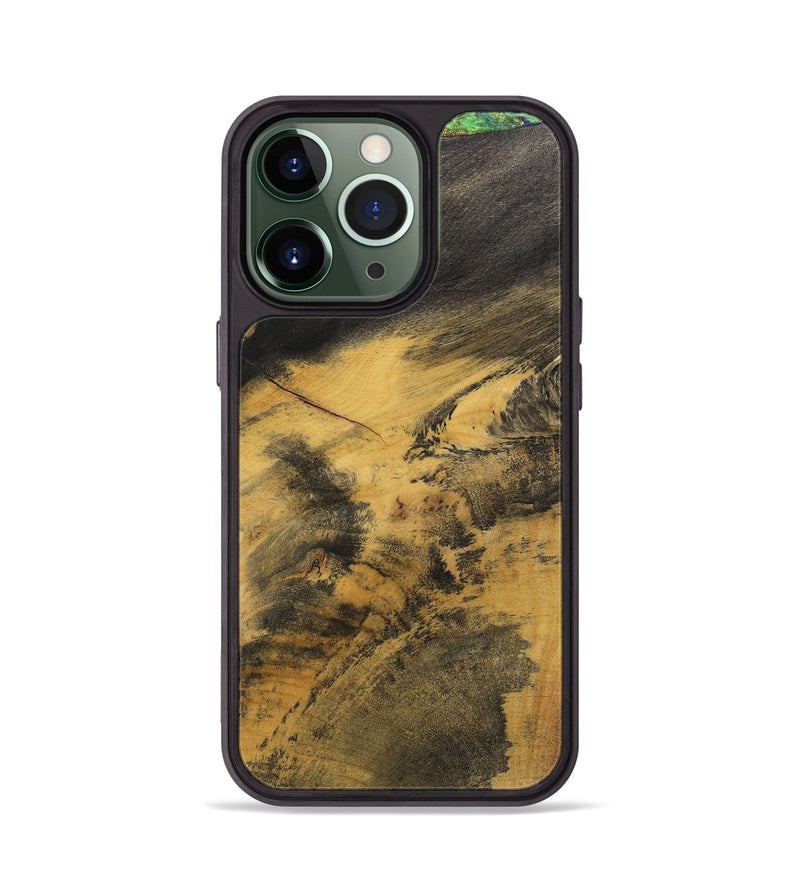 iPhone 13 Pro Wood+Resin Phone Case - Ernestine (Wood Burl, 700499)