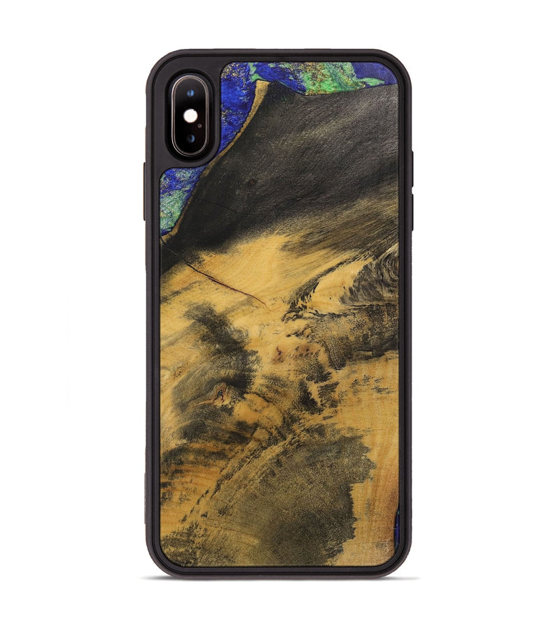 iPhone Xs Max Wood+Resin Phone Case - Ernestine (Wood Burl, 700499)