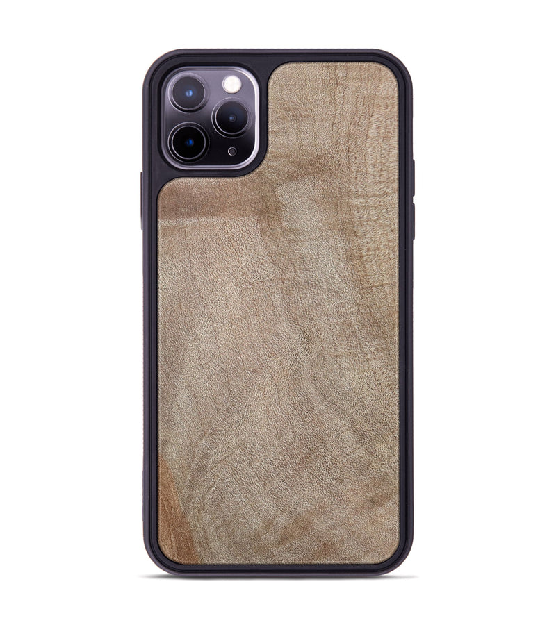 iPhone 11 Pro Max Wood+Resin Phone Case - Jacquelyn (Wood Burl, 700503)