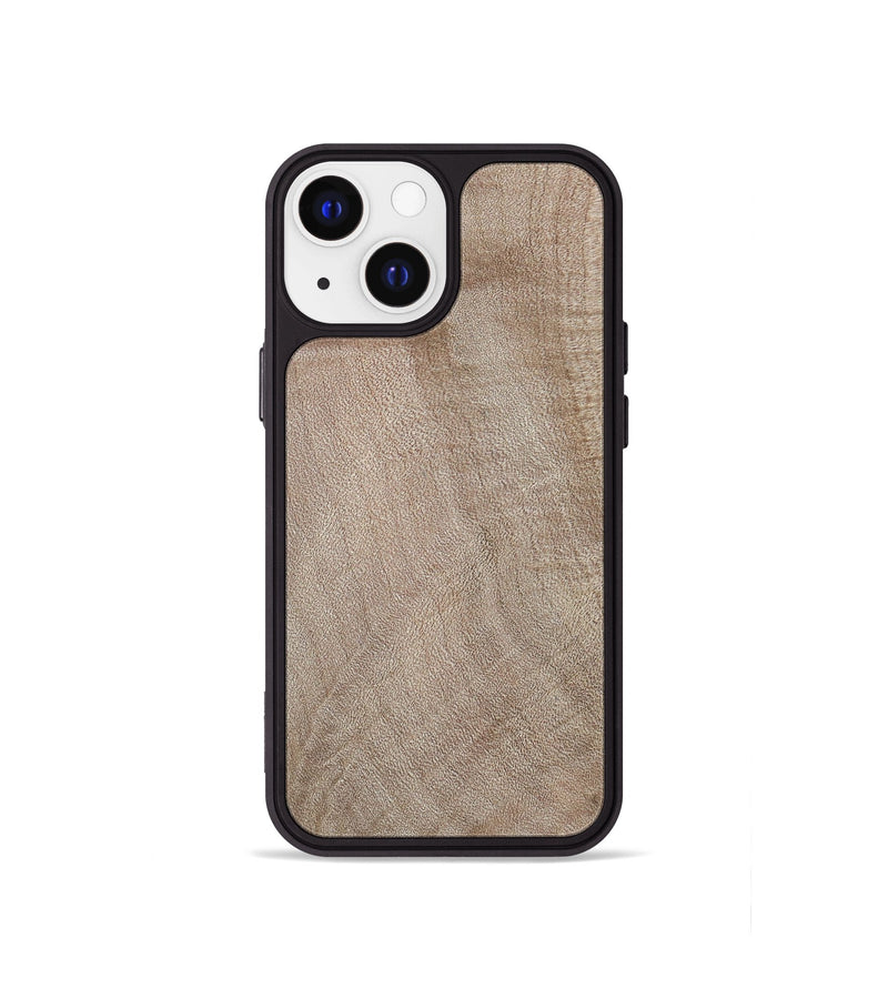 iPhone 13 mini Wood+Resin Phone Case - Jacquelyn (Wood Burl, 700503)