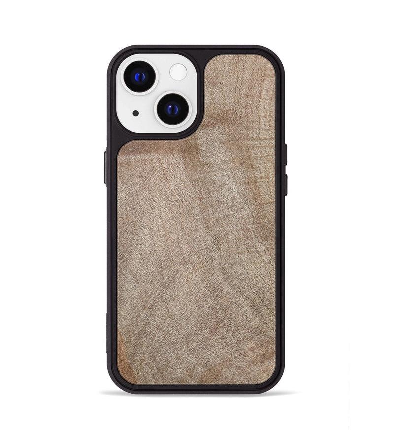 iPhone 13 Wood+Resin Phone Case - Jacquelyn (Wood Burl, 700503)