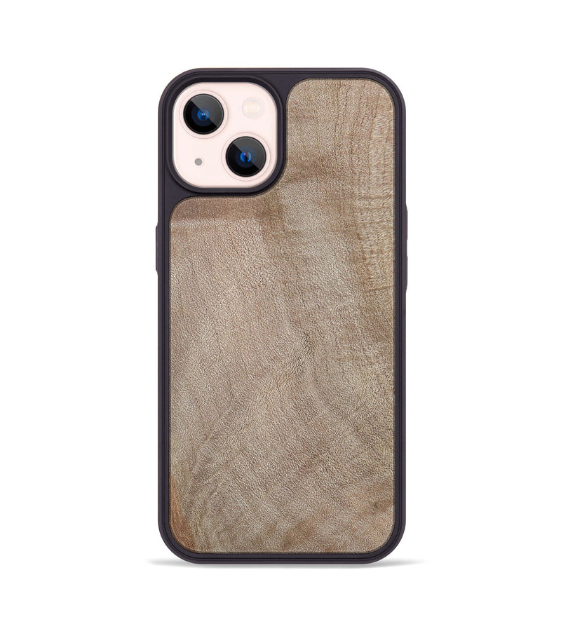 iPhone 14 Wood+Resin Phone Case - Jacquelyn (Wood Burl, 700503)