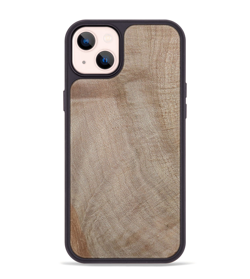iPhone 14 Plus Wood+Resin Phone Case - Jacquelyn (Wood Burl, 700503)