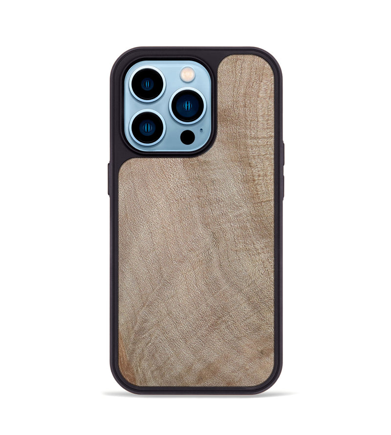 iPhone 14 Pro Wood+Resin Phone Case - Jacquelyn (Wood Burl, 700503)